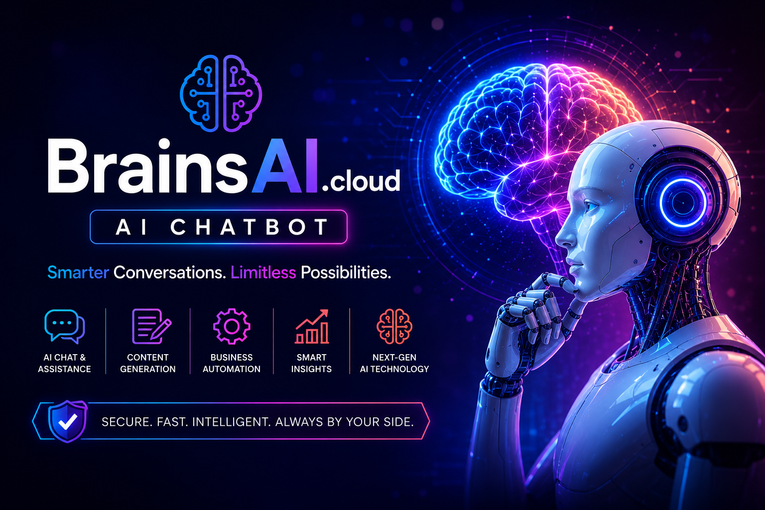BrainsAI-Smarter Conversations, Limitless Possibilities